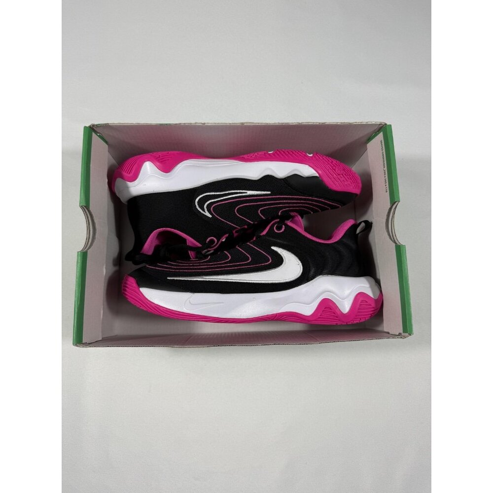 New Nike Giannis Immortality 4 GS Shoes Youth 5.5Y Black Fuchsia FZ6734-004